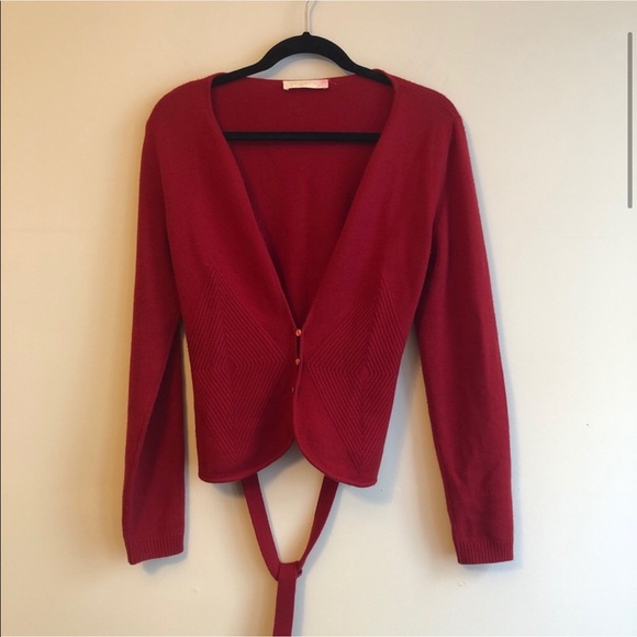 Valentino Sweaters - Valentino Cashmere Wool Blend Wrap Sweater